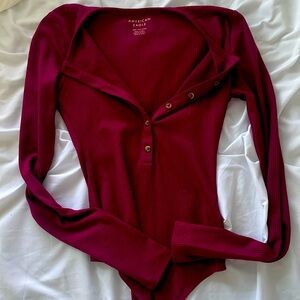 american eagle xxs brand new buttoned body suit